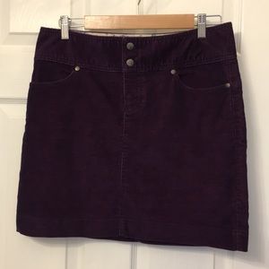 Purple Corduroy skirt